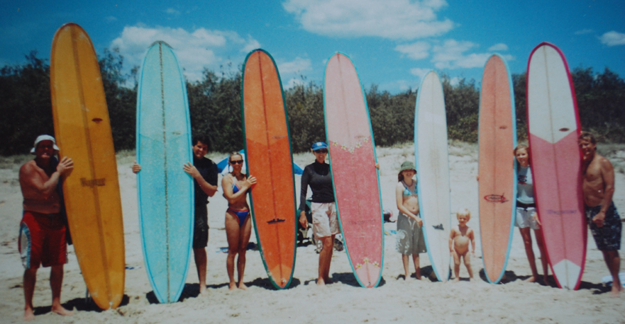 Cover shot from 2000 and Tom Wegener Surfboards Team 2001
